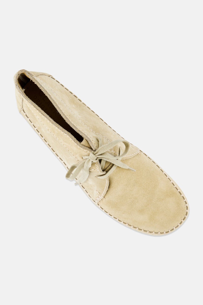 clarks أحذية كاحل رجالية من القماش المنسوج، جلد سويدي قيقب - Image 4