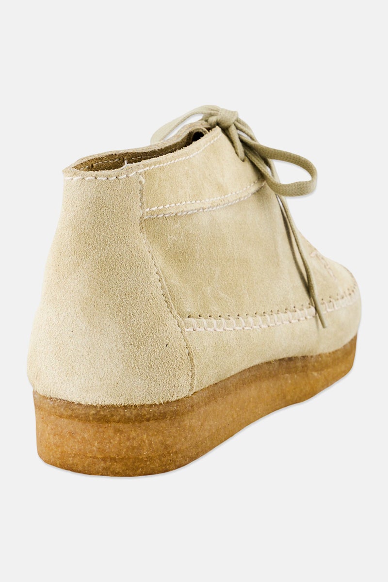 clarks أحذية كاحل رجالية من القماش المنسوج، جلد سويدي قيقب - Image 3