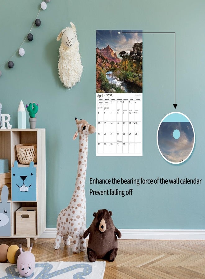 windrio 2026 Wall Calendar,Calendar 2026, November 2025 - December 2026, Wall Calendar National Parks, 12" x 24" Opened,Full Page Months Thick & Sturdy Paper for Calendar Organizing & Planning - Image 4