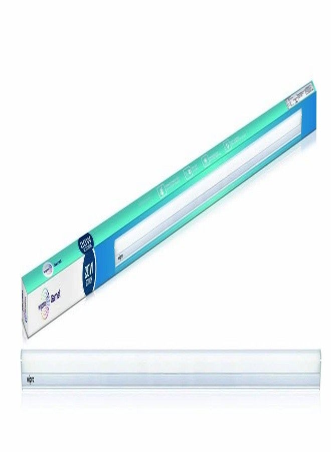 ويبرو مصباح LED من ويبرو جارنيت بقوة 20 واط لغرفة المعيشة وغرفة النوم | طول 4 أقدام | لون أبيض بارد (6500 كلفن) | 2000 لومن | مصباح أنبوبي ساطع وموفر للطاقة للمنزل والمكتب وصالة العرض وموقف السيارات | عبوة من قطعة واحدة - Image 1