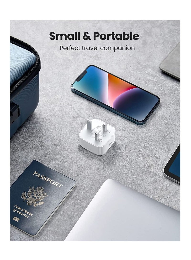 ELTRAZONE PD30W USB C Charger iPhone 14 Pro Max Charger Type C iPad Charger Adapter Compatible With iPad Pro/Air/mini, iPhone 14 Pro/14 Pro Max/14 Plus/14/13/12/11/X/Xs, Galaxy S23/S22 - Image 3
