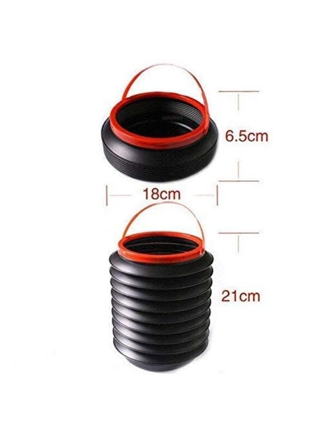 Universal Collapsible Car Trash Bin & Storage Organizer - Telescopic Leak-Proof Trash Can for Vehicles - Portable Multi-Use Container for Umbrellas, Snacks & Waste - Space-Saving Design - Easy to Clean. - Image 3