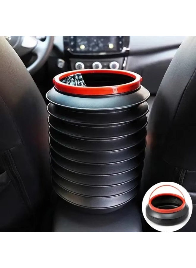 Universal Collapsible Car Trash Bin & Storage Organizer - Telescopic Leak-Proof Trash Can for Vehicles - Portable Multi-Use Container for Umbrellas, Snacks & Waste - Space-Saving Design - Easy to Clean. - Image 2