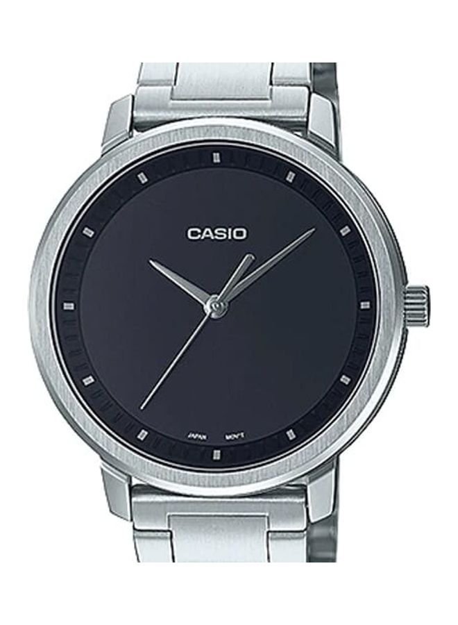 CASIO Women Black Dial Stainless Steel Band Analog Wrist Watch LTP-B115D-1EVDF - Image 3