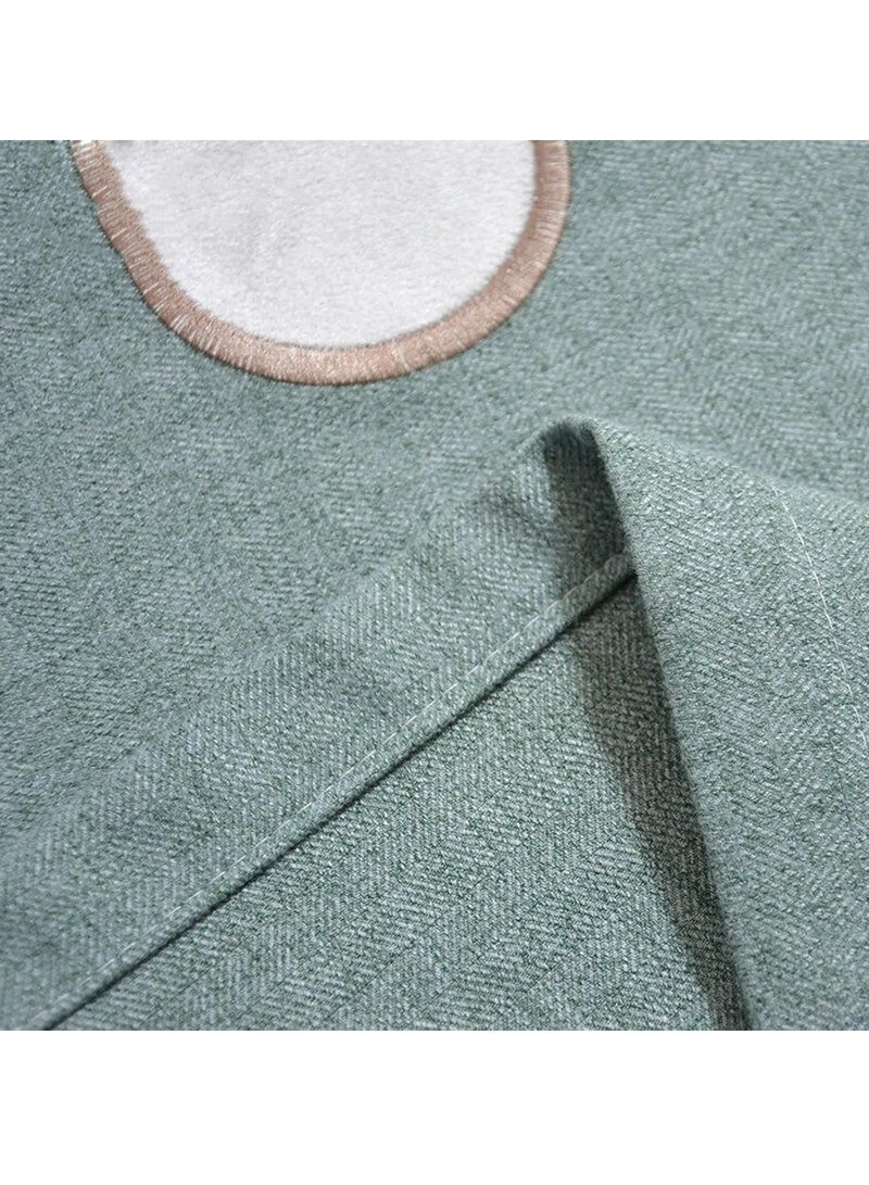 عام الشمال نمط بسيط نافذة ممتدة من الأرض إلى السقف ستائر التعتيم ستائر مطرزة دراسة غرفة نوم غرفة المعيشة (1 قطعة) - Image 5