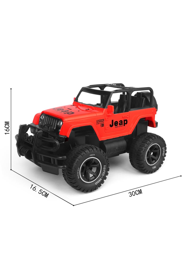 سيارة جيب للطرق الوعرة مع جهاز تحكم عن بعد وإطارات عالية الثبات وتحكم مريح وسيارة سباق للتسلق - Image 3
