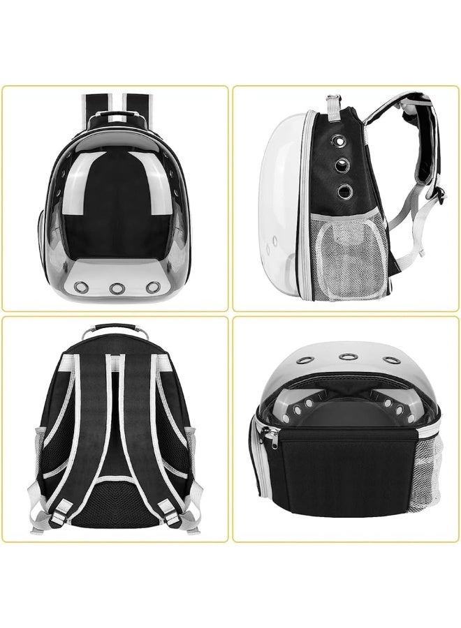 Neostyle NeoStyle Cat Carrier Bubble Bag, Transparent Breathable Capsule Backpack, Pet Convenient Carrier Bag for Small and Medium Cats Dogs. Hiking, outdoor use (Yellow)  - Image 5