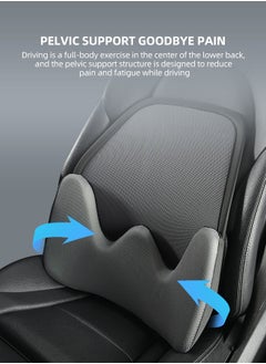 Car Lumbar Support Pillow Memory Foam Lumbar Support Cushion Breathable Backrest Ergonomic Design 3D Spine Back Support Pillow Relieve Back Pain and Muscle Tension for Office Chair or Car Seat - pzsku/Z1EDC28A46717722E30A5Z/45/_/1740554795/3cfea871-4de8-434c-8f1a-20e11545e064