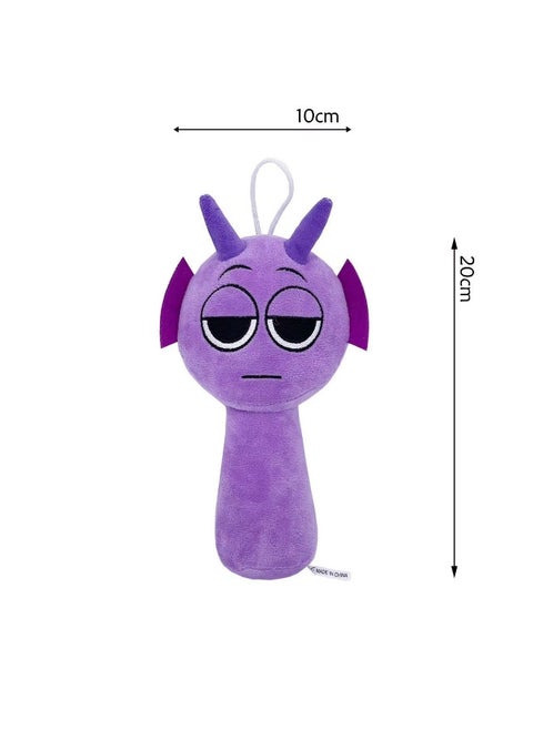 Sprunki Rhythm Box Plush Toy Decorations - Colorful Polyester Dolls with Expressive Faces, Ideal for Game Characters and Holiday Gifts, Available in Multiple Colors