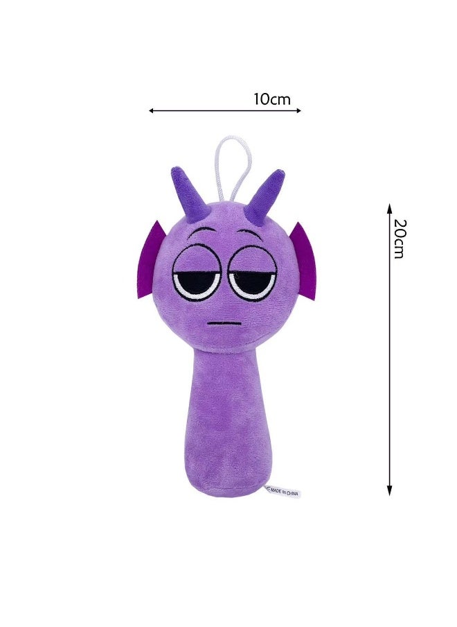 NIBEMINENT - Sprunki Rhythm Box Plush Toy Decorations - Colorful Polyester Dolls with Expressive Faces, Ideal for Game Characters and Holiday Gifts, Available in Multiple Colors - Image 1