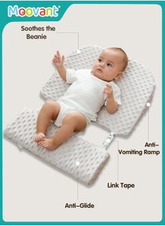 Baby Wedge Pillow, Anti-Spitting and Anti-Spill Milk Baby Pillow, Hip-Supporting and Non-Slip Baby Pillow, Slope Pad Baby Feeding Pillow, Gray - pzsku/Z1EDC3158783E465C4542Z/45/_/1715329033/e26158d8-30ee-4d69-b48a-61d3ad38de9b