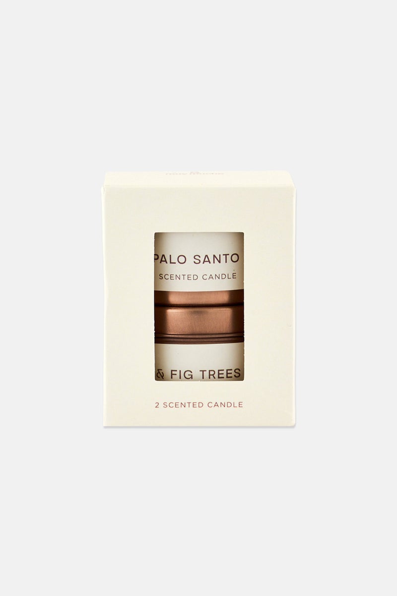 Muy Mucho 2 Pcs Palo Santo And Sand Fig Trees Scented Candle 55g  - Image 2