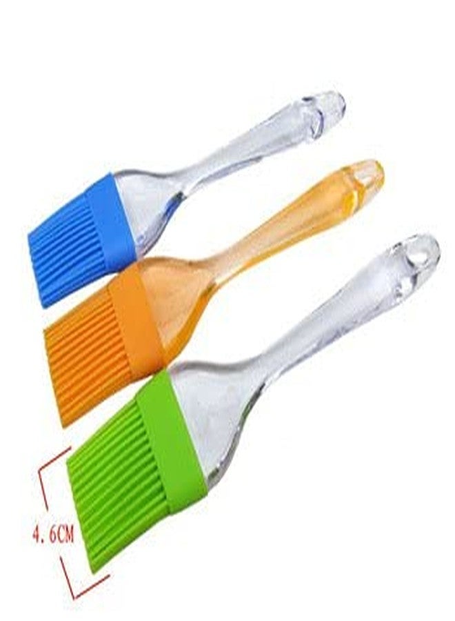 CHOCO DECOR Chocodecor Silicone Brush for Basting, Oiling, Cake Mixer, Baking, Glazing, Pastry, 9 Inch, Assorted Color, Pack of 2 - Image 2
