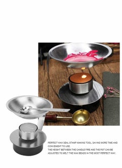 Y&D Sealing Wax Melting Furnace, Seal Warmer, Furnace Tool Spoon Kit Beads Save Hours of Making Amounts Seals for Sticks, Set 2  - Image 5