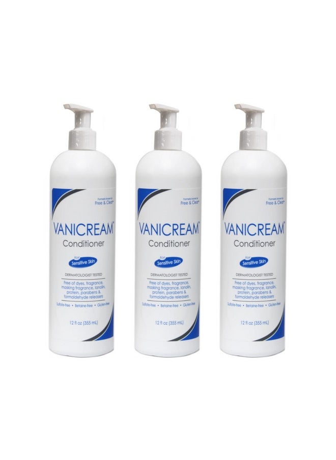 Vanicream Hair Conditioner Unscented 12 Oz. (Pack Of 3)  - Image 1