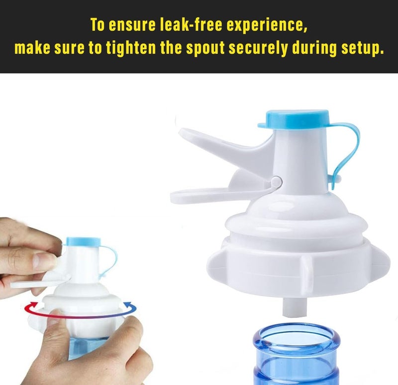 Andafeict Water Dispenser Stand & Water with Dispenser Valve, 3-5 Gallon Water Cooler Stand, Non Slip Water Jug ​​Holder Rack … - Image 3