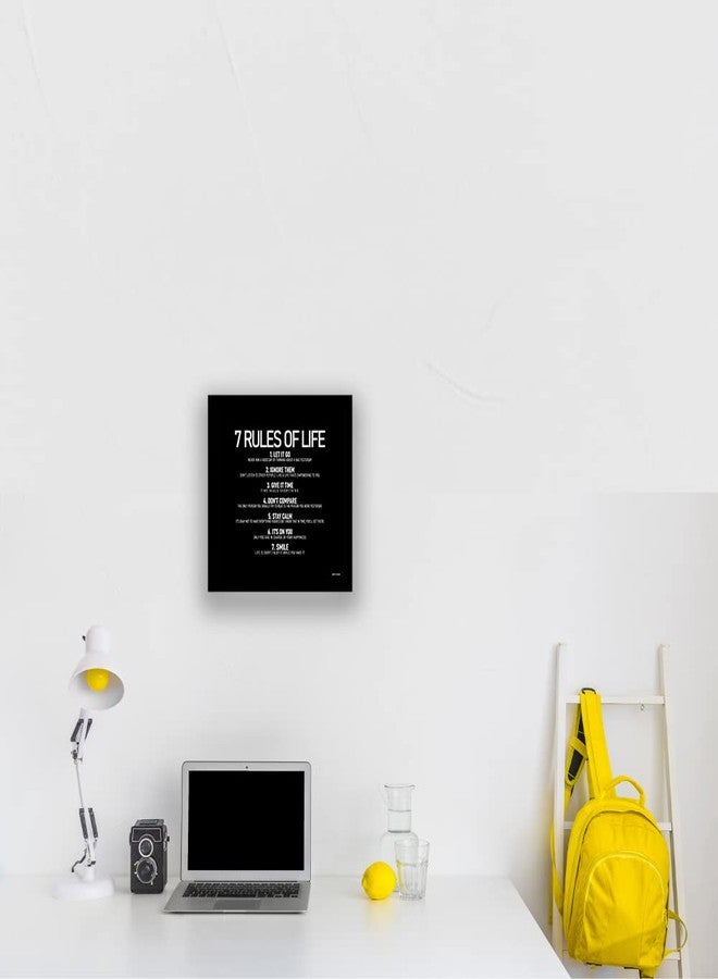 ADROS Motivational Quotes Framed Posters with Frame - Quotes Wall Frames for HOME, OFFICE, STUDENT AND STUDY ROOM - Photos with Quotes (Black) - Image 2
