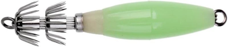 كلاراكو 4 قطع من طُعم صيد الحبار، طُعم صيد مضيء، خطافات حبار، لون أخضر فاتح - Image 5