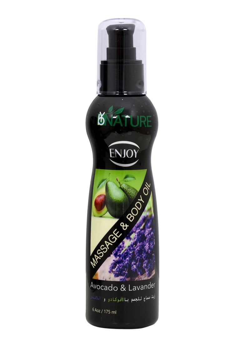 ENJOY Body Massage Oil With Avocado and Lavender - Image 1
