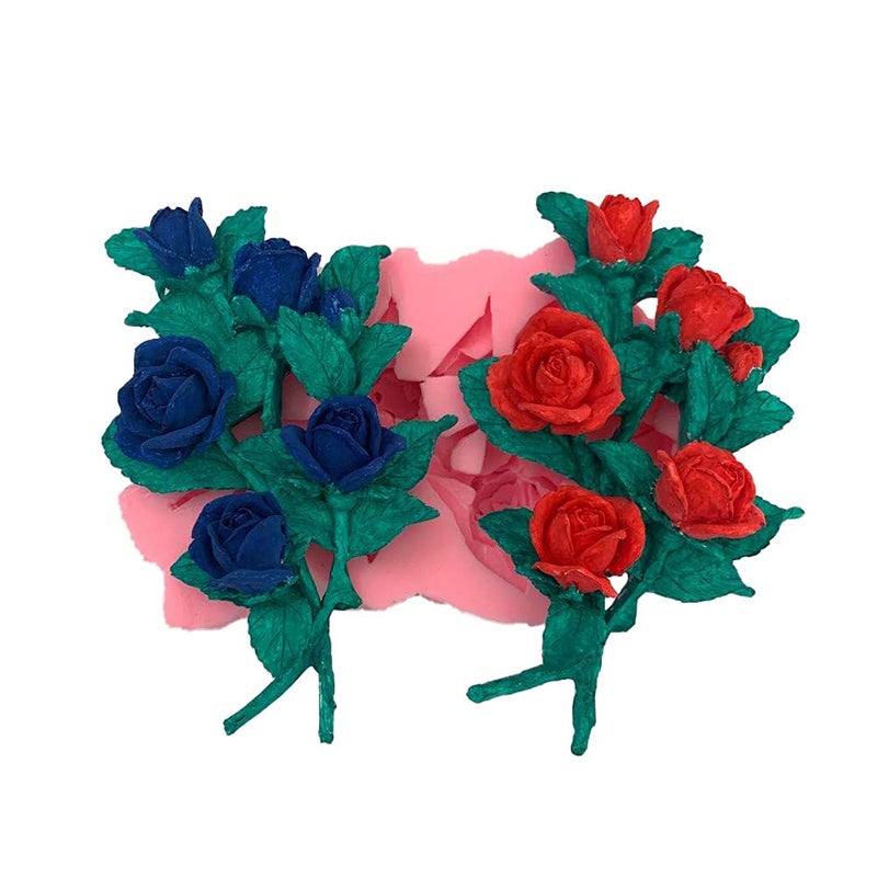 NINEXY 3D Flowers Silicone Fondant Molds Rose Cake Chocolate Moulds Dried Flower Jewelry Decorative Mould Resin Epoxy Clay Molds Pastry Baking Tools - Image 3