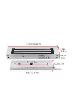 AGYMNX Electric Magnetic Lock 180KG/350lbs Access Control Electronic Metal Door Lock DC12V Fail Safe NC Type for Security System Single Door  - Image 4