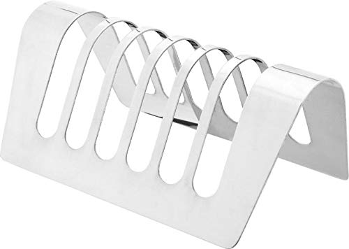 Clwxhs Toast Rack Bread Holder 6 Slice Slots Stainless Steel