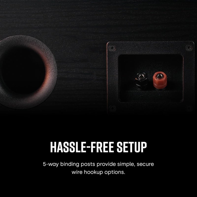 Polk Audio T30 100 Watt Home Theater Center Channel Speaker - Hi-Res Audio with Deep Bass Response, Dolby and DTS Surround, Single, Black - Image 5