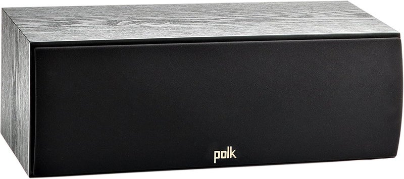 Polk Audio T30 100 Watt Home Theater Center Channel Speaker - Hi-Res Audio with Deep Bass Response, Dolby and DTS Surround, Single, Black - Image 1