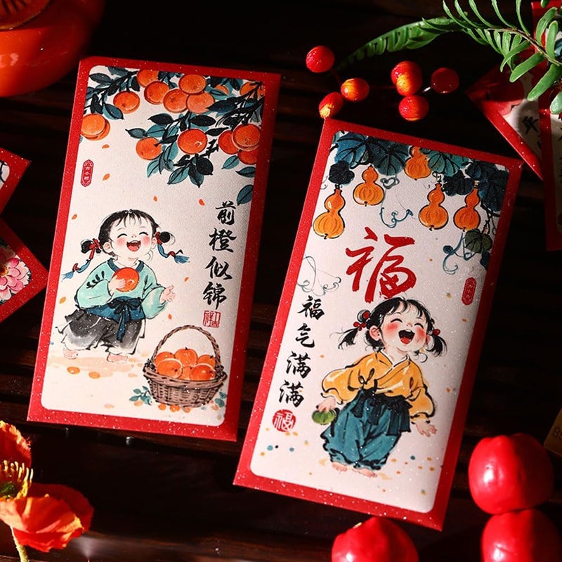 MOLILEAF Chinese Red Envelopes for Lunar New Year, Birthday, Lucky Money Envelope Red Packets for kids Adults as New Year Gift & Blessing - Image 3
