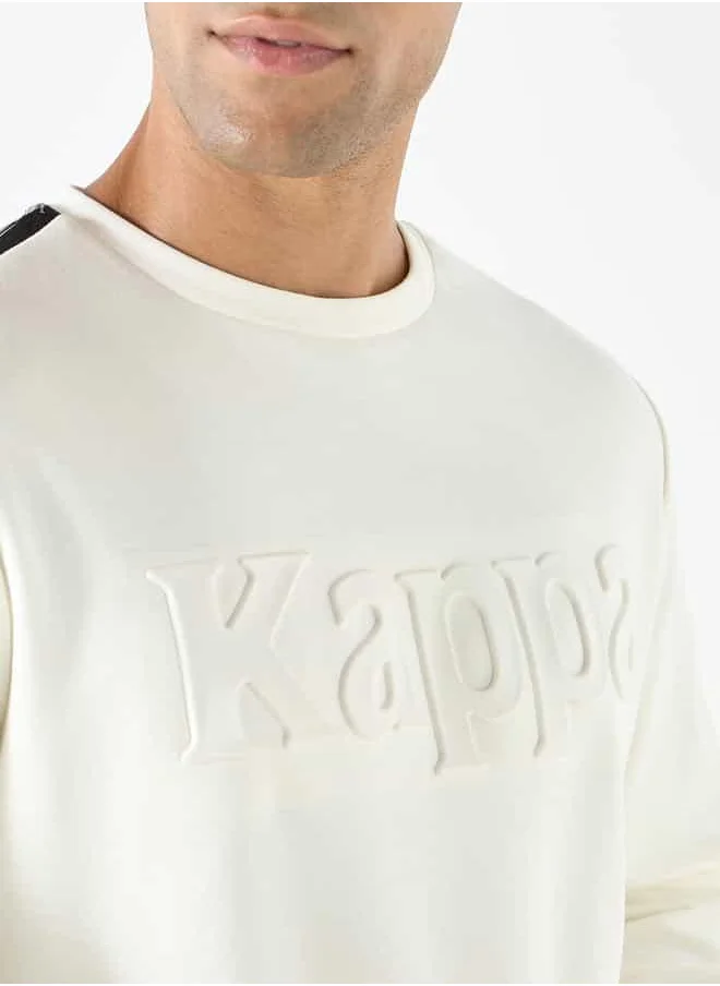 Kappa Kappa Logo Detail Sweatshirt with Long Sleeves