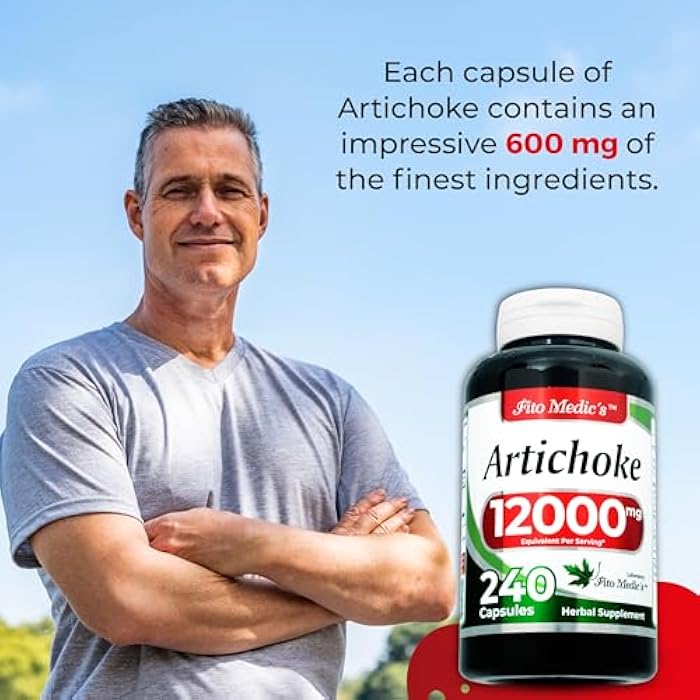FITO MEDIC'S Artichoke Capsules 240 Count | Alcachofa Supplement - Image 4