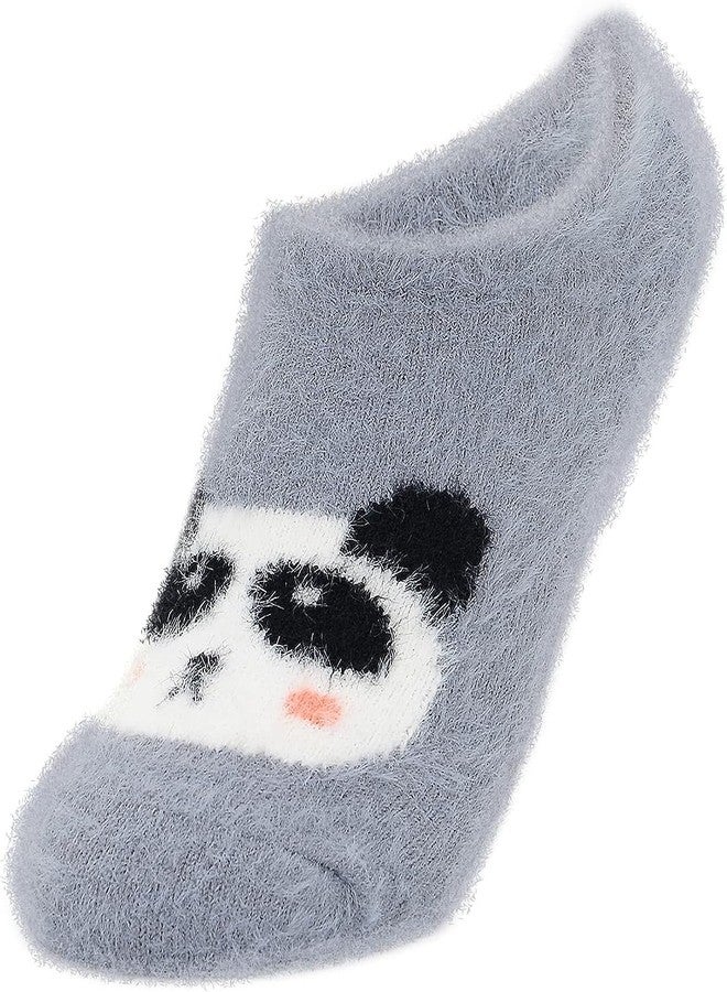 KETKAR Woolen Fuzzy Cute Cartoon Animal face Winter Socks For Girls -Cozy Socks for Girl, Cute Socks, Warm Socks_Mix_PO3 - Image 2