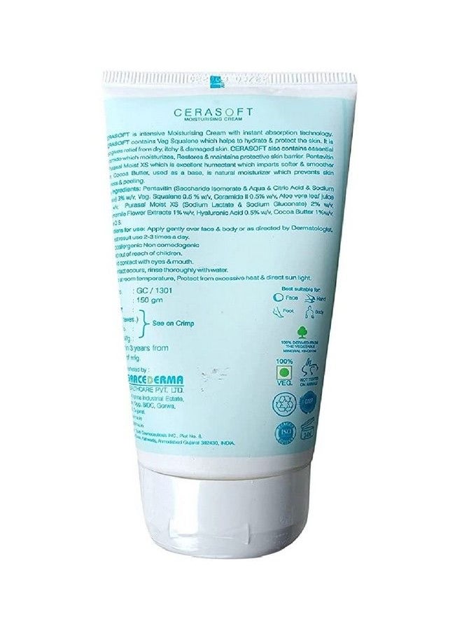 BREEMETIC Cerasoft Daily Moisturising Cream For Normal To Dry Skin ; Moisturizing Lotion ; Soothing Softening Repair  - Image 3