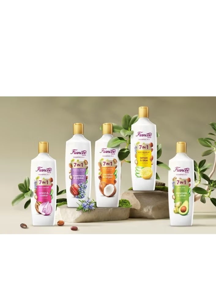 Fiancee 7-in-1 Long & Strong Shampoo with Coconut & Argan – 340ml - Image 2