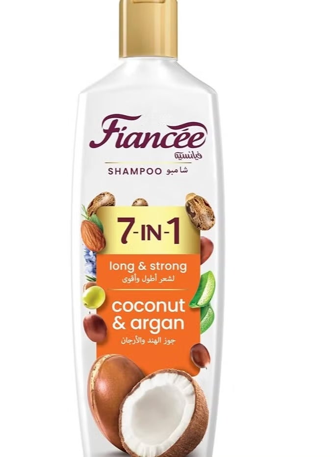 Fiancee 7-in-1 Long & Strong Shampoo with Coconut & Argan – 340ml - Image 1