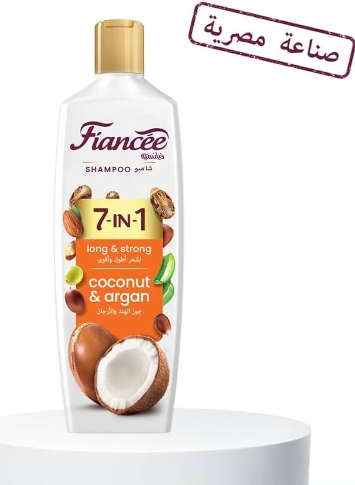 Fiancee 7-in-1 Long & Strong Shampoo with Coconut & Argan – 340ml - Image 3