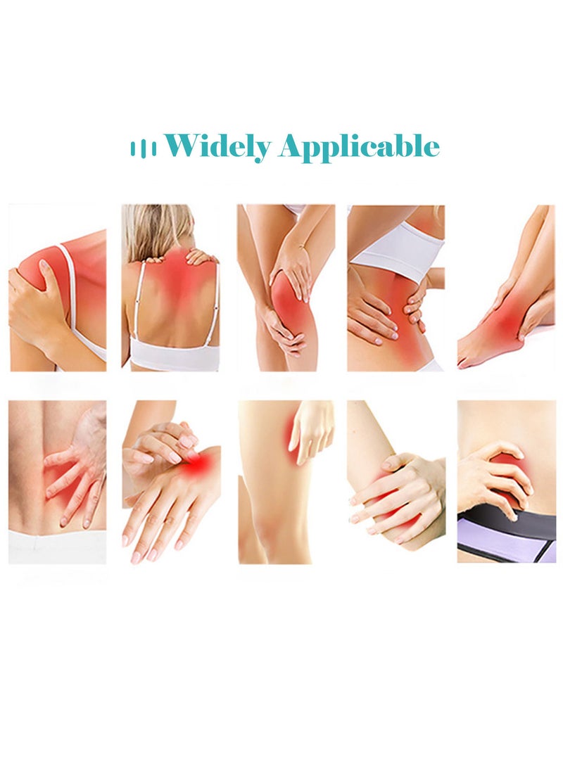 Generic - TENS EMS Muscle Stimulator 15 Modes & 4 Outputs 8 Pads for Natural Pain Relief Electric Pulse Impulse Mini Massager Machine Portable electrotherapy Machine - Image 1