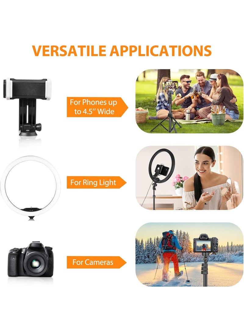 8-Inch Selfie Ring Light with Tripod Stand & Phone Holder – USB Powered - Image 2