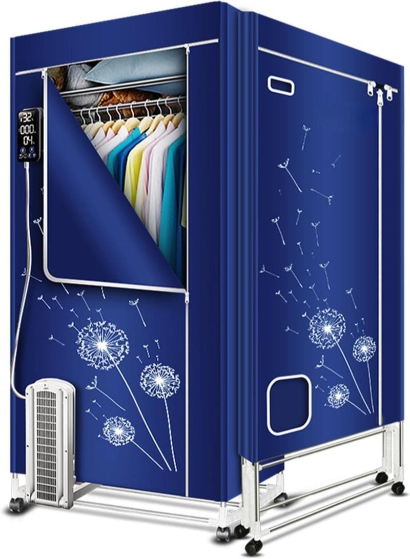 ارواق مجفف ملابس كهربائي، مجفف ملابس كهربائي، مجفف ملابس قابل للطي، رف ملابس كهربائي محمول، موفر للطاقة، الأيونات السالبة 4500 رياح قوية - Image 1