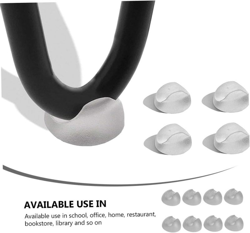 DOITOOL 8Pcs Non Slip Furniture Feet Pads Protective Chair and Table Supports Transparent Floor Protectors for All Chair Types Easy Installation Reliable Skid Design - Image 5