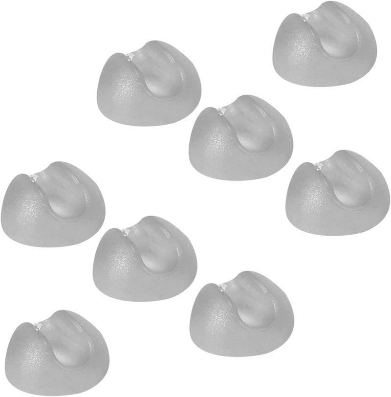 DOITOOL 8Pcs Non Slip Furniture Feet Pads Protective Chair and Table Supports Transparent Floor Protectors for All Chair Types Easy Installation Reliable Skid Design - Image 1