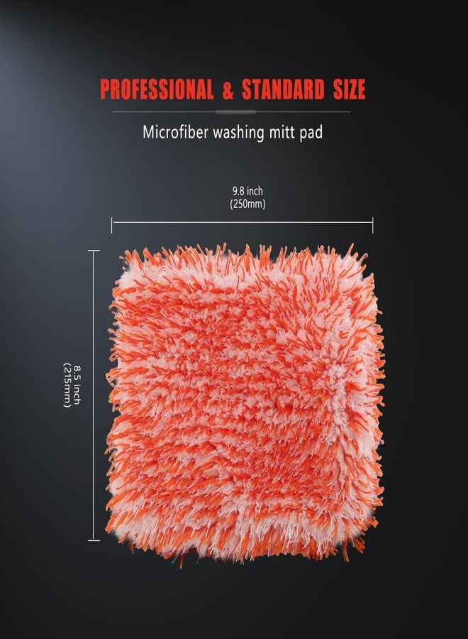 SPTA Ultra Wheel Mitt - Perfect for Wheels,Microfiber Car Wash Pad, Grills, and Tight Areas; Proprietary Microfiber Blend; Easily Releases Contaminates Upon Rinsing, 6in x 7in, (3-Pack) -MT023B3 - Image 5