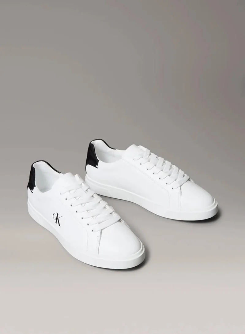 Calvin Klein Brooke - Leather Signature Logo Trainers