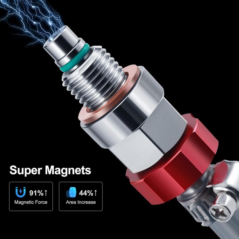 DEEFILL M18 x 1.5 Magnetic Stainless Steel Oil Drain Valve - Image 2