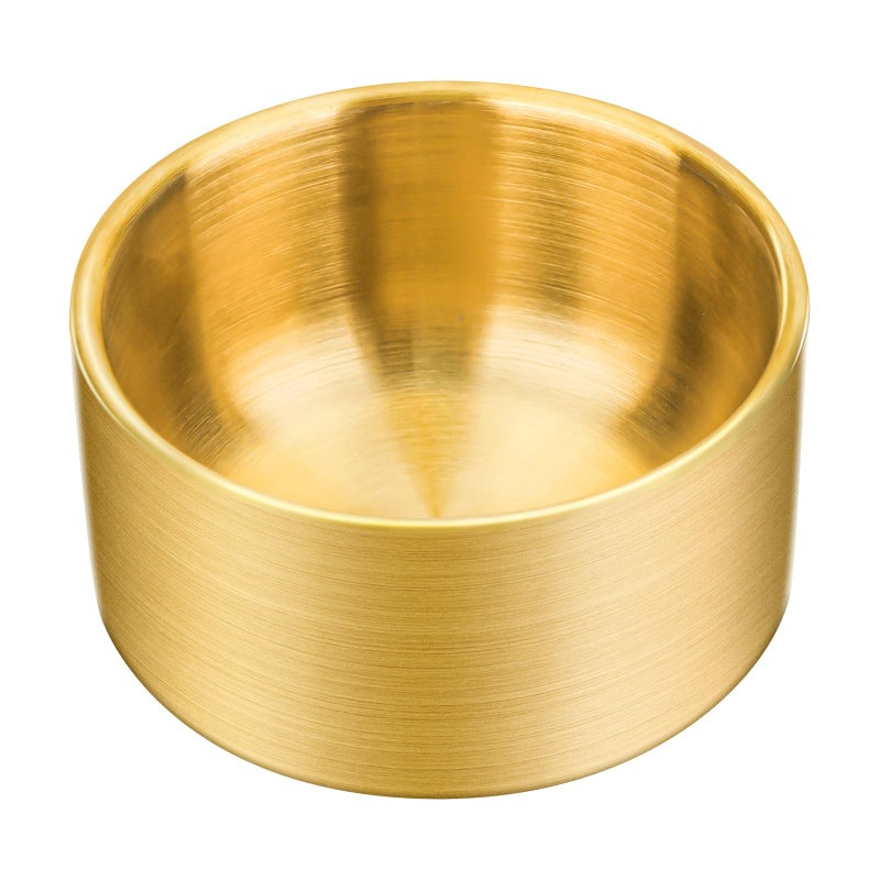 GXZNBC Paper Clip Holder, Paperclips Holders for Desk, Gold Bowl for Binder Bobby Pin, Paper Clip Dispenser - Image 1
