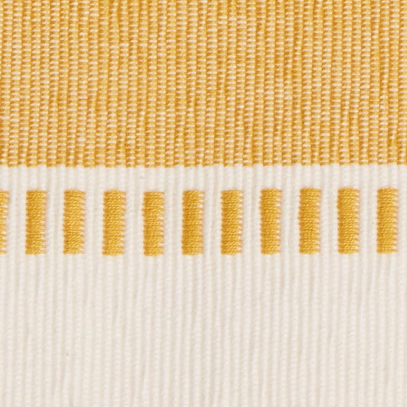 CRAZYWEAVES Cotton Table Runner with Tassels – 13x72 Inch, Yellow & White Handwoven Design, Boho Farmhouse Style for Dining Table, Centerpiece Décor, Kitchen or Living Room Use - Image 4