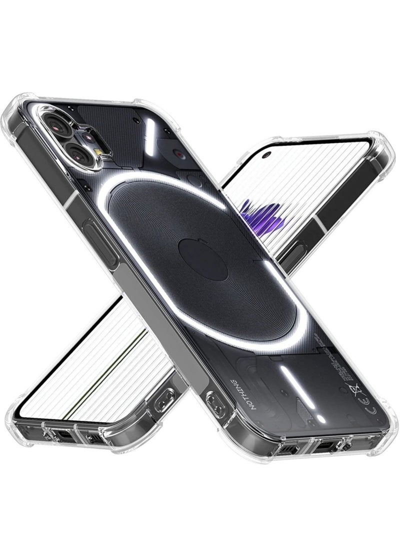 Raxoom Cover Compatible for Nothing Phone 1 Case, Soft TPU, Anti-scratch, Transparent Protective Case is Suitable for Nothing Phone 1 Clear - Image 2