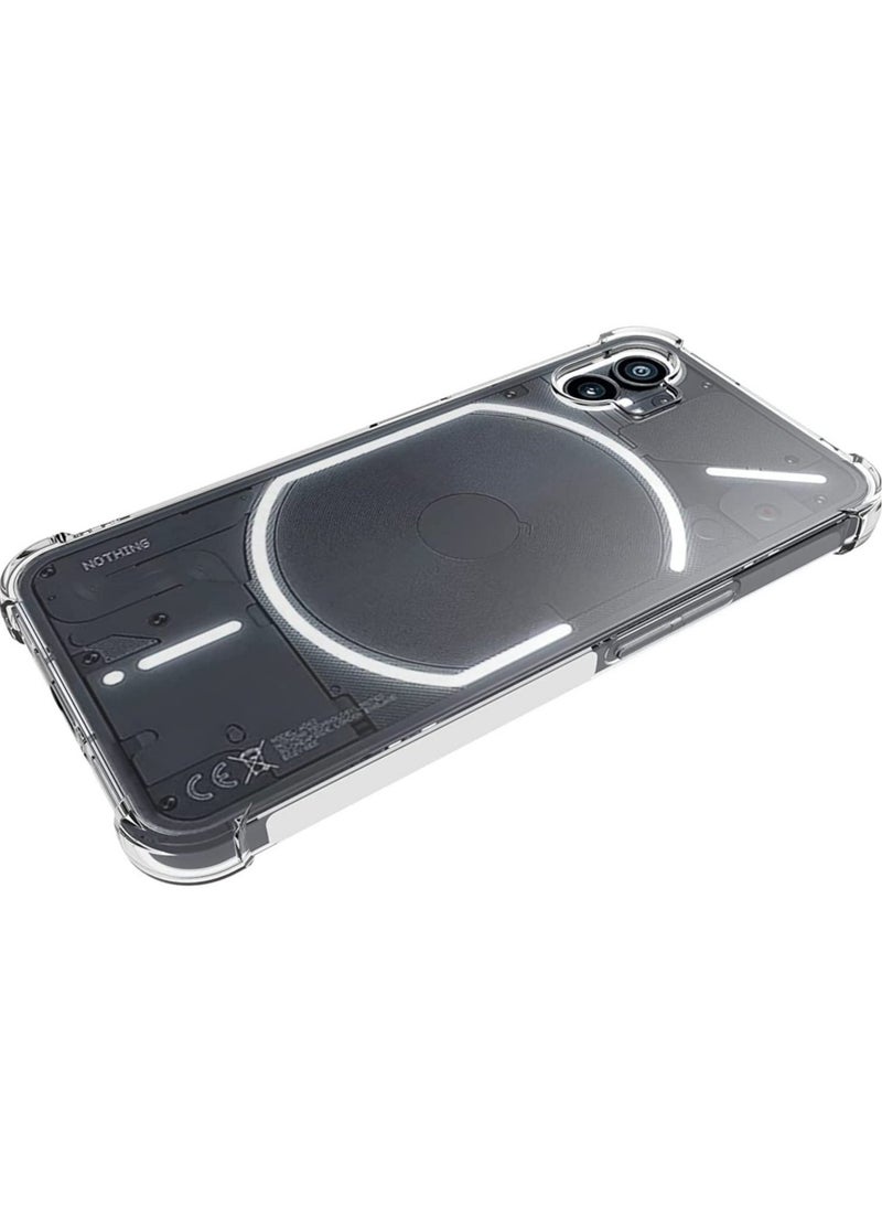 Raxoom Cover Compatible for Nothing Phone 1 Case, Soft TPU, Anti-scratch, Transparent Protective Case is Suitable for Nothing Phone 1 Clear - Image 3