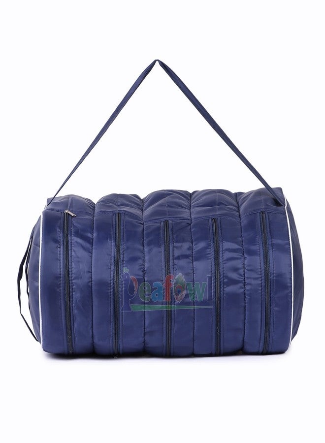 Peafowl Pocket Shoe Cover | Shoe Bag for Travel & Storage Travel Organizer for Women & Men Travel Accessories Shoe Organizer Shoe Bags | Lightweight Shoe Bags Blue - Image 5