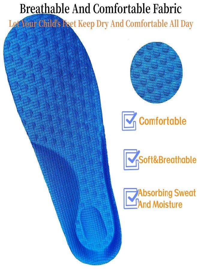 FonsBleaudy Kids Memory Foam Insoles for Arch Support and Comfort Children's Replacement Insoles Inserts (L Big Kids 3-6.5) - Image 3